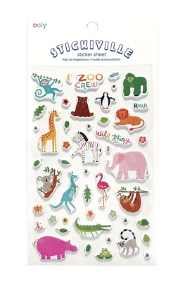 Zoo Crew Stickiville Stickers
