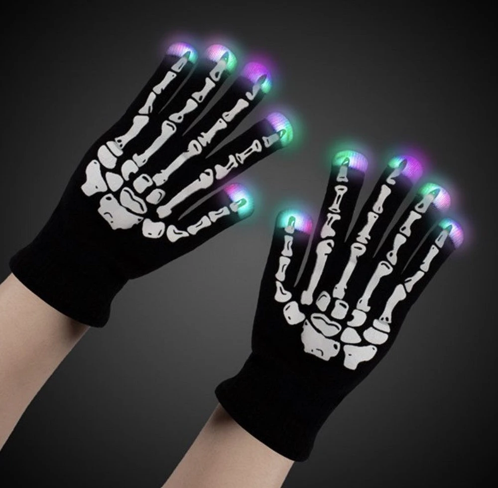 LED Skeleton Gloves