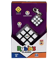 Rubiks Cube Classic Pack 3x3 and Keychain