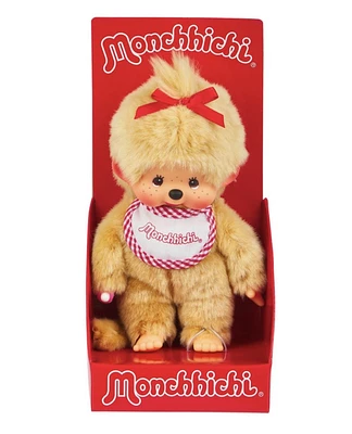 Monchhichi Beige Girl with Bib