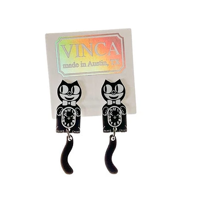 Kit Kat Clock Earrings