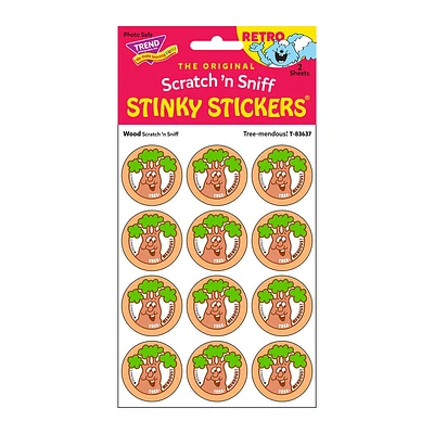 Scratch 'n Sniff Stinky Stickers Tree-mendous Wood