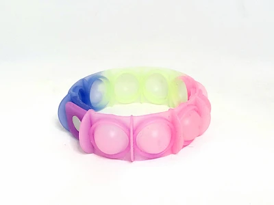Pop'd Rainbow Glow Bracelet Bubble Popping Toy