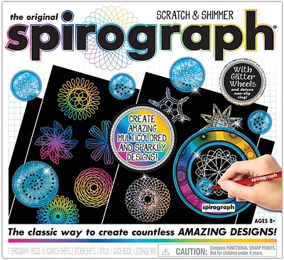 Spirograph Scratch and Shimmer