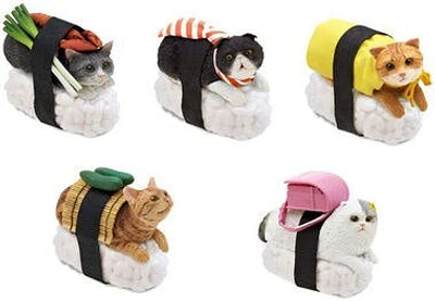 Sushi Cat Series 1 Keychain Surprise Box