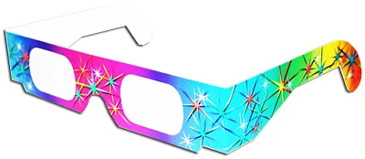 3D Rainbow Diffraction Glasses