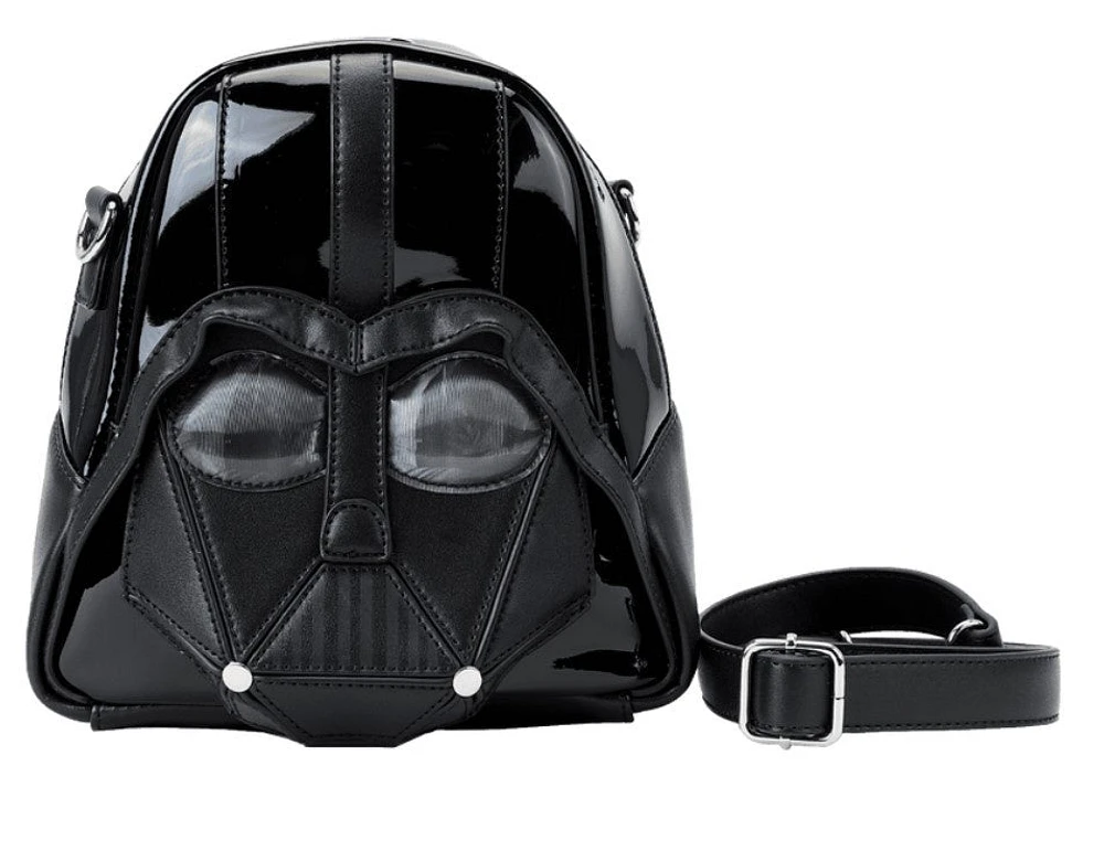 Darth Vader Figural Helmet Crossbody Bag