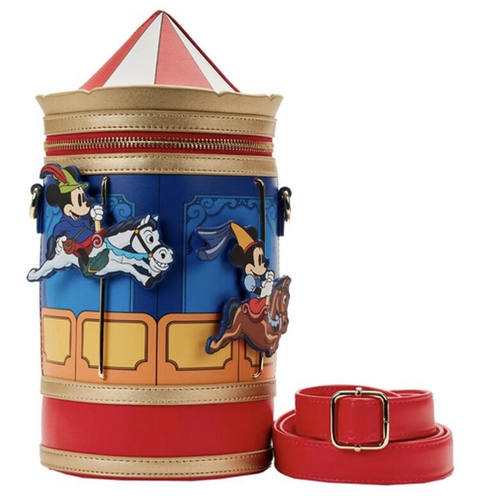 Disney Brave Little Tailor Mickey Minnie Carousel Crossbody Bag