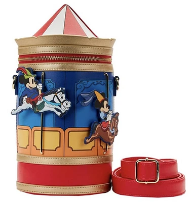 Disney Brave Little Tailor Mickey Minnie Carousel Crossbody Bag
