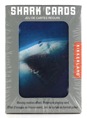 3D Shark Playing Cards