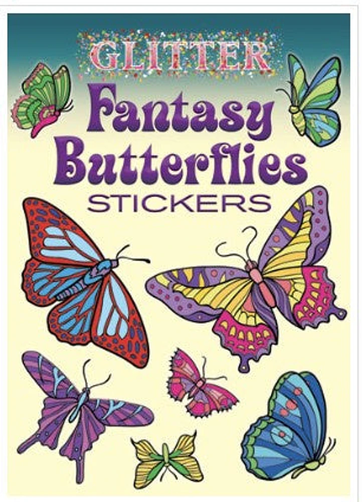 Stickers Glitter Fantasy Butterfly