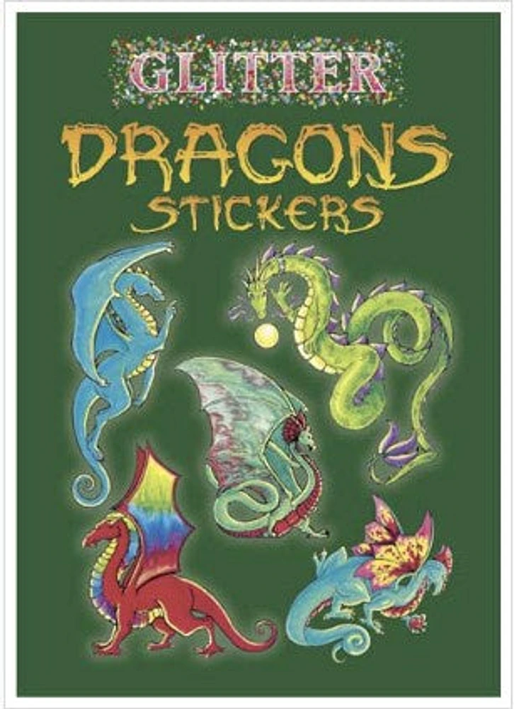 Stickers Glitter Dragons