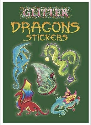 Stickers Glitter Dragons