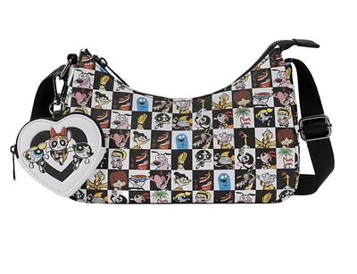 Cartoon Network Retro Collage Cross Body Bag W Coin Pouch