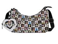 Cartoon Network Retro Collage Cross Body Bag W Coin Pouch