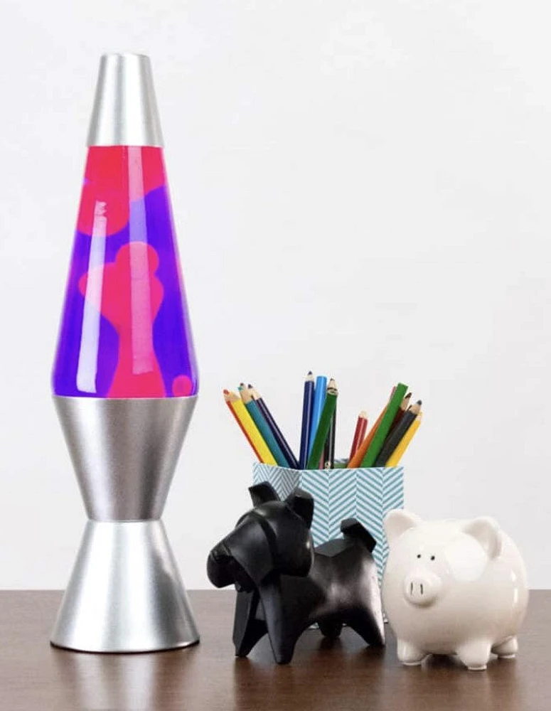 Lava Lamp 14.5in Purple