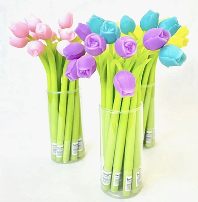 Tulip Flower Wiggle Gel Pen
