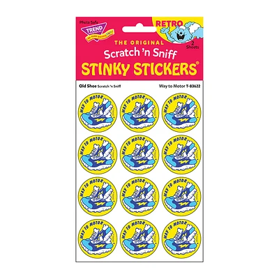 Scratch 'n Sniff Stinky Stickers Old Shoe Way to Motor
