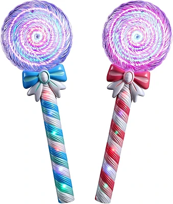 Wand Lollipop Light-Up Spinning 12"