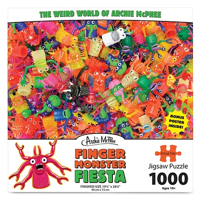 Finger Monster Fiesta 1000 Piece jigsaw Puzzle