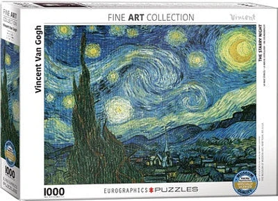 Starry Night by Vincent van Gogh 1000 Piece Puzzle