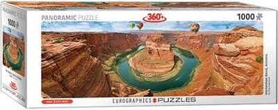 Horseshoe Bend, Arizona Grand Canyon Panorama 1000 Piece Puzzle