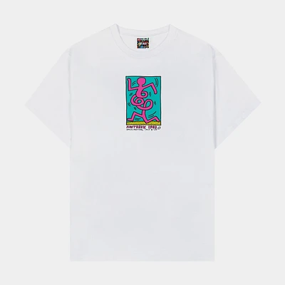 SP x Keith Haring Wolf Mens Short Sleeve Shirt (White)