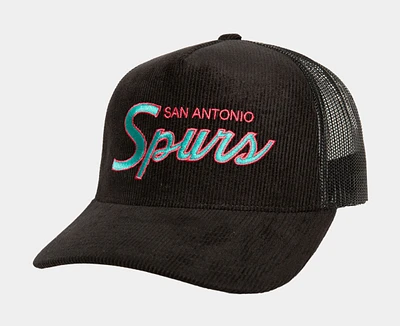 Times Up San Antonio Spurs Trucker Mens Hat (Black)