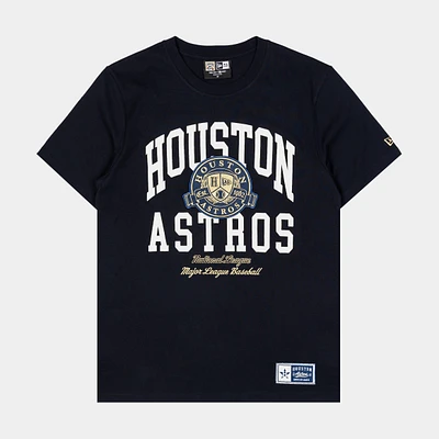 Houston Astros Classics Mens Short Sleeve Shirt (Navy)