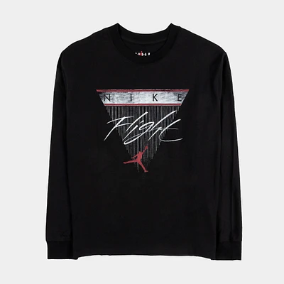 Flight GFX Womens Long Sleeve Shirt (Black)