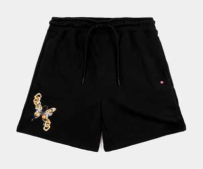 Jordan Artist Series by Moss Brooklyn Fleece Womens Shorts (Black)
