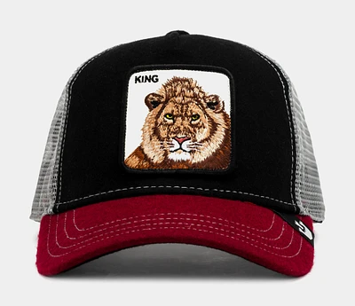 Circwool of Life Trucker Mens Hat (Black/Red)