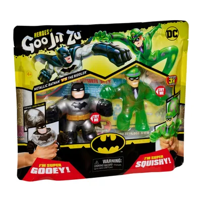Goo Jit Zu - Metallic Batman Vs The Riddler 87717