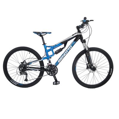 Bicicleta BENOTTO Montaña DS-900 R27.5 27V. Hombre Shimano Altus Frenos Doble Disco Hidráulico Aluminio Azul/Negro Talla:SM