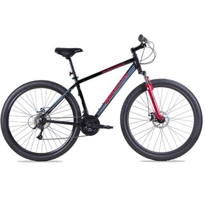 Bicicleta BENOTTO Montaña BLACK EAGLE R29 21V. Hombre FS Frenos Doble Disco Mecanico Aluminio Negro/Rojo Talla:UN MSHBGL2921UNNR