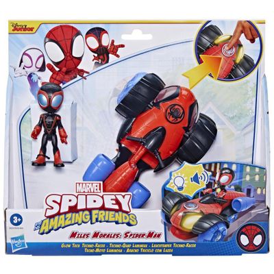 Spidey Amazing Friends - Spider Man Tecno-moto luminosa F4531