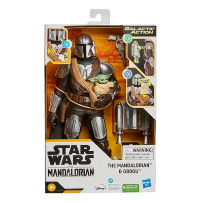 Star Wars Galactic Action - The Mandalorian con Grogu F5194