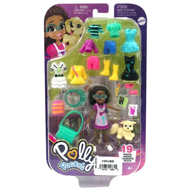 Brinquedo Mattel Polly Pocket Hoodie - HKV98 - Martinello