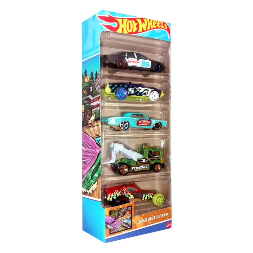 HOT WHEELS PAQUETE DE 5 CARROS 1806