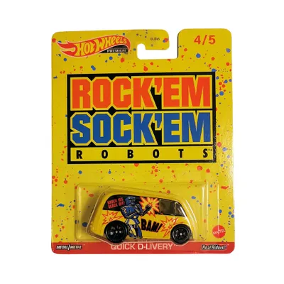 HOT WHEELS POP CULTURE - ROCK'EM SOCK'EM - QUICK D-LIVERY DLB45