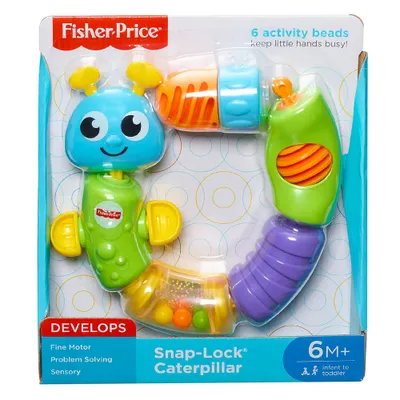 FISHER PRICE BRILLIANT BASICS ORUGA CADENA DE COLORES W9834