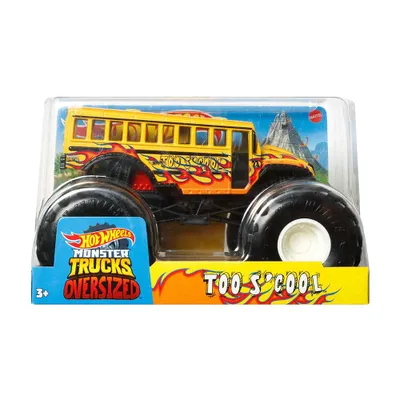 HOT WHEELS MONSTER TRUCKS ESCALA 1:24 - TOO'S COOL FYJ83