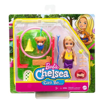 BARBIE CHELSEA PROFESIONES SET DE JUEGO PERRITO GTR88