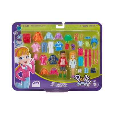 POLLY POCKET PACK DE MODA - DIVERSION EN LA NIEVE GGJ49