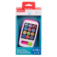 FISHER PRICE RÍE Y APRENDE SMART PHONE DE APRENDIZAJE ROSA DKK12