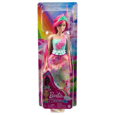 BARBIE PRINCESAS DREAMTOPIA - Pelo fucsia HGR13