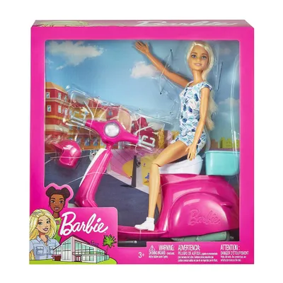 BARBIE CON MOTONETA GBK85