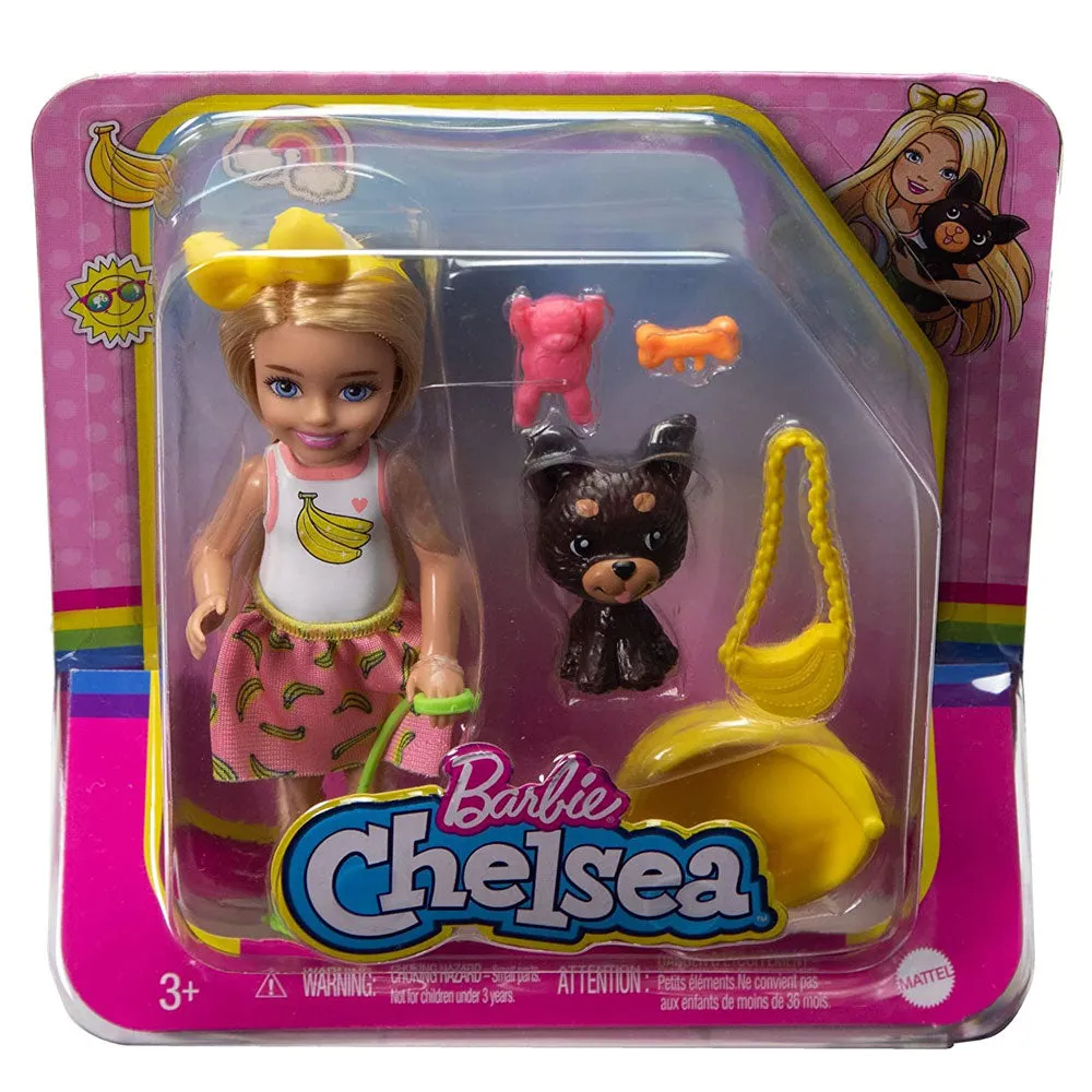 BARBIE CHELSEA Y MASCOTAS RUBIA HGT08