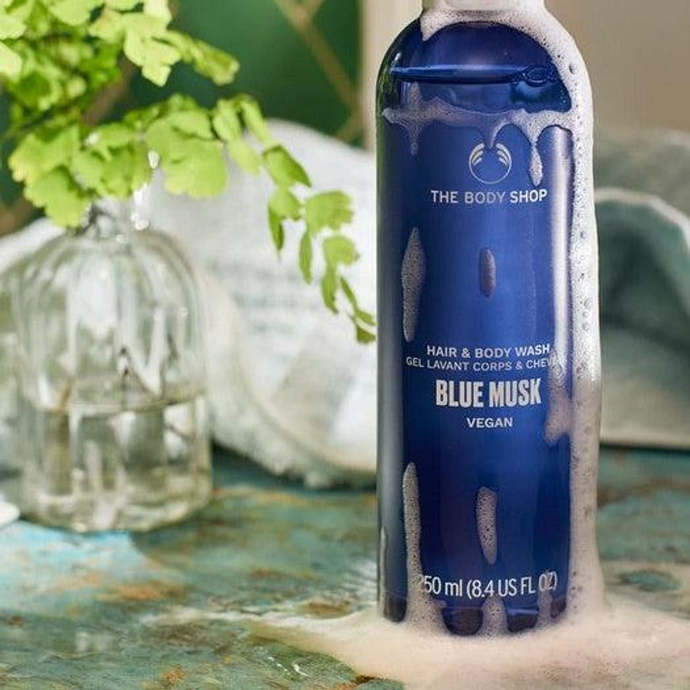 Blue Musk Hair And Body Wash