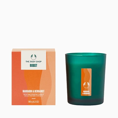 Boost Mandarin & Bergamot Uplifting Scented Candle